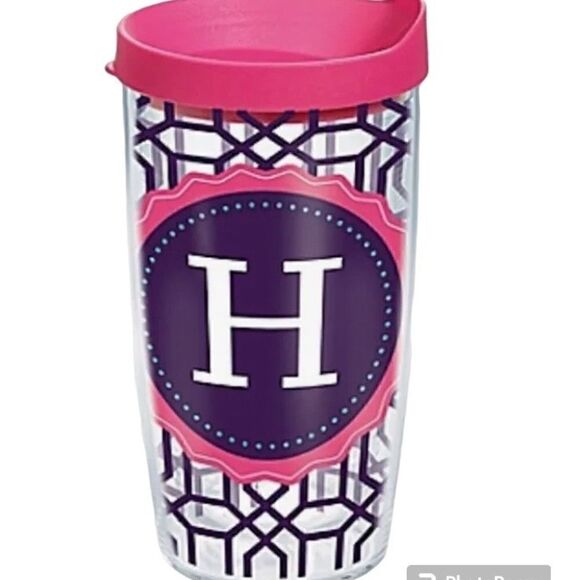 Tervis Octagon Monogram Initial "C” 16 Oz. Tumbler - Great Condition - Picture 1 of 6